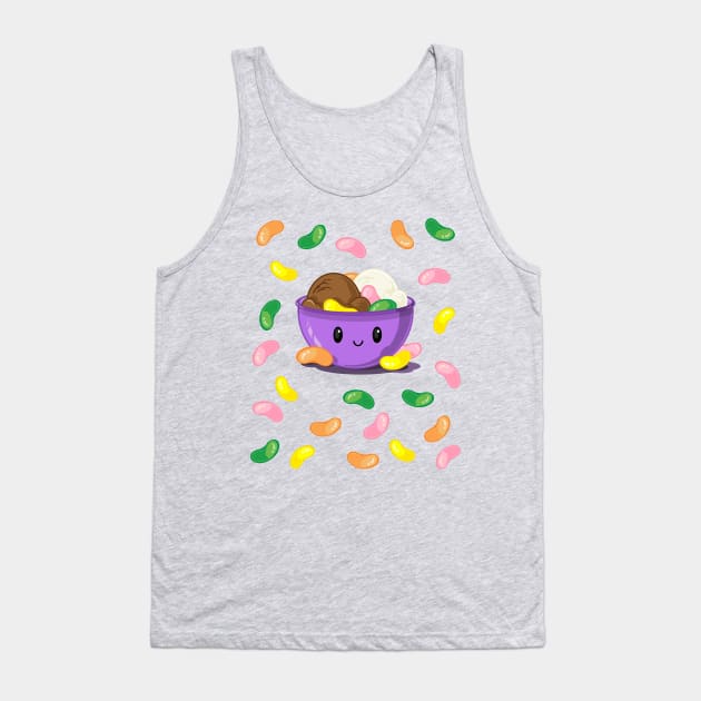 Happy Jumping Jellybeans! Tank Top by ElephantShoe